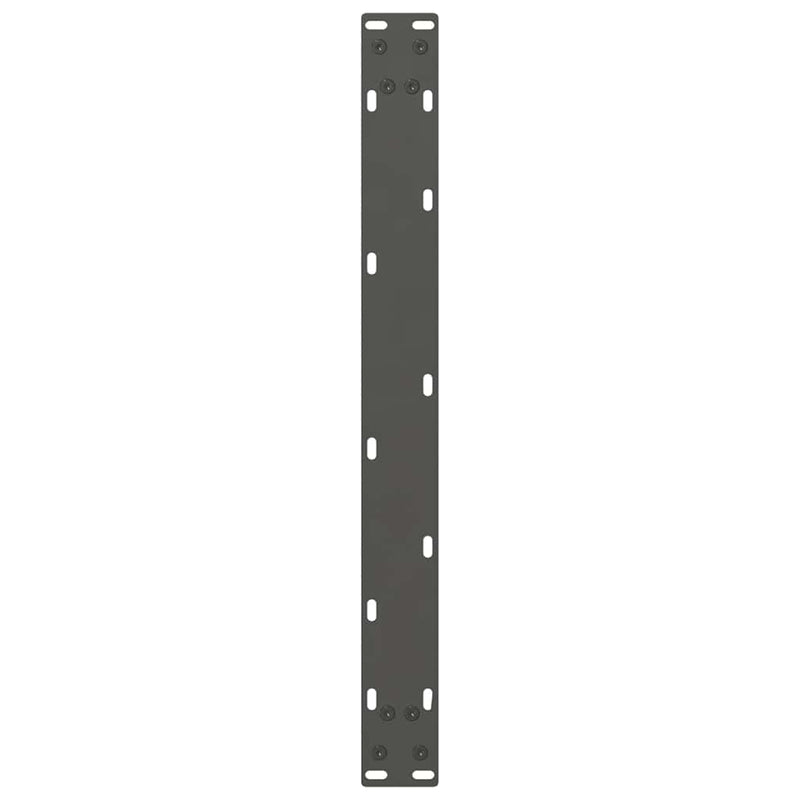 vidaXL 2 db antracitszürke acél dohányzóasztal láb 70 x (30-31) cm