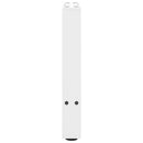 vidaXL 2 db fehér dohányzóasztal láb 28 x (42-43) cm acél