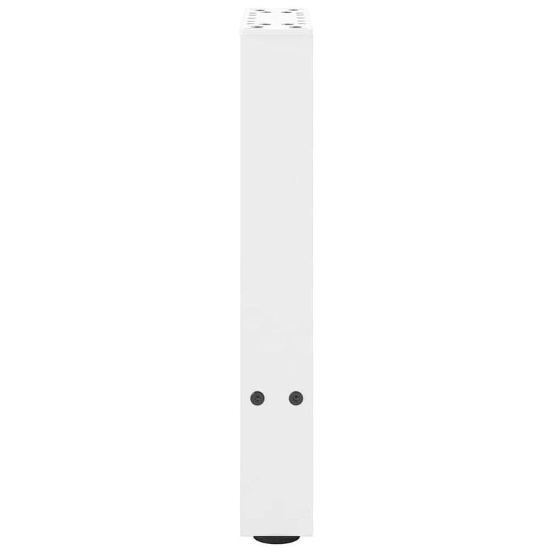 vidaXL 2 db fehér dohányzóasztal láb 28 x (42-43) cm acél