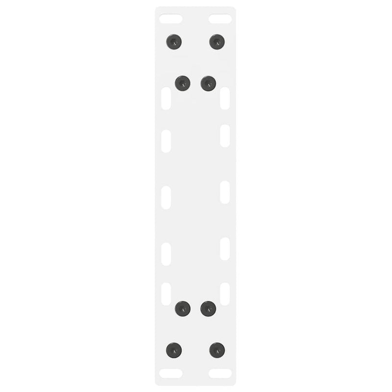 vidaXL 2 db fehér dohányzóasztal láb 28 x (42-43) cm acél
