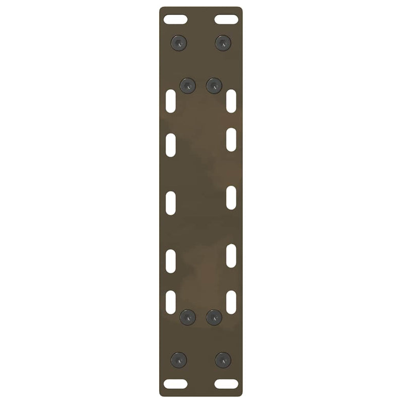 vidaXL 2 db natúr acél dohányzóasztal láb 28 x (42-43) cm acél