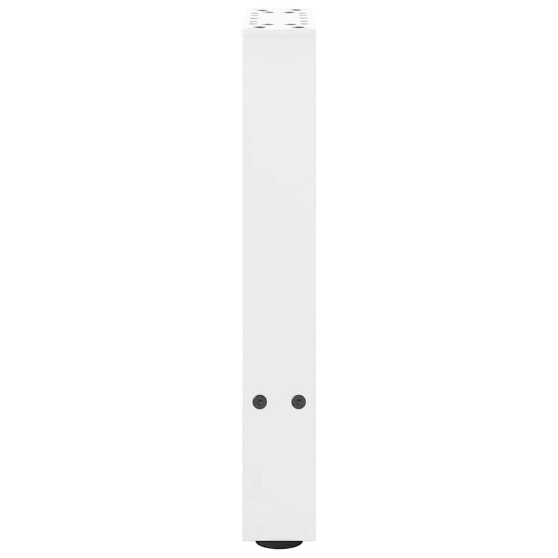vidaXL 2 db fehér dohányzóasztal láb 38 x (42-43) cm acél