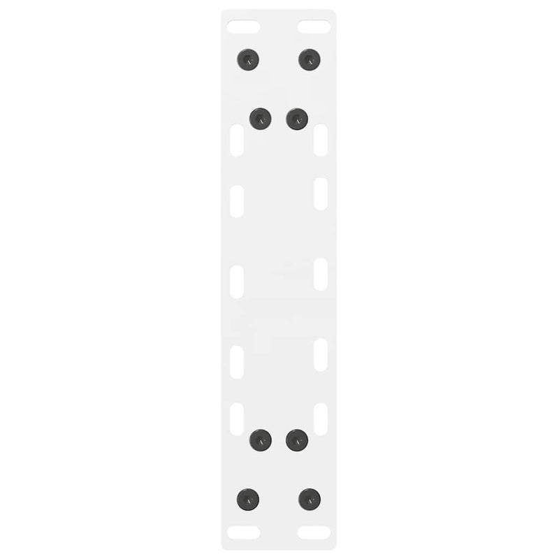 vidaXL 2 db fehér dohányzóasztal láb 38 x (42-43) cm acél