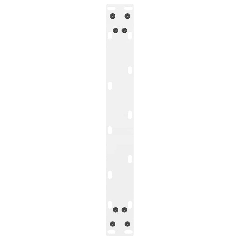vidaXL 2 db fehér dohányzóasztal láb 50 x (42-43) cm acél