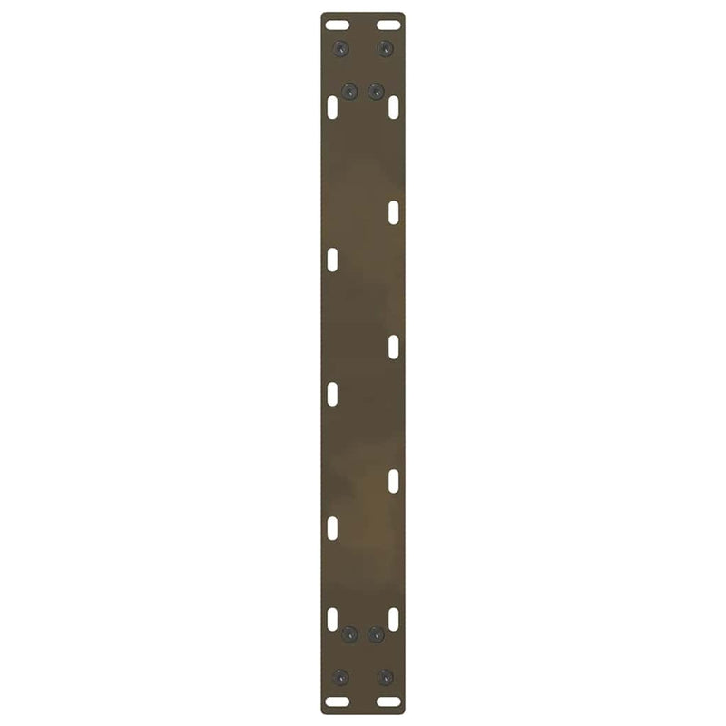 vidaXL 2 db natúr acél dohányzóasztal láb 50 x (42-43) cm acél