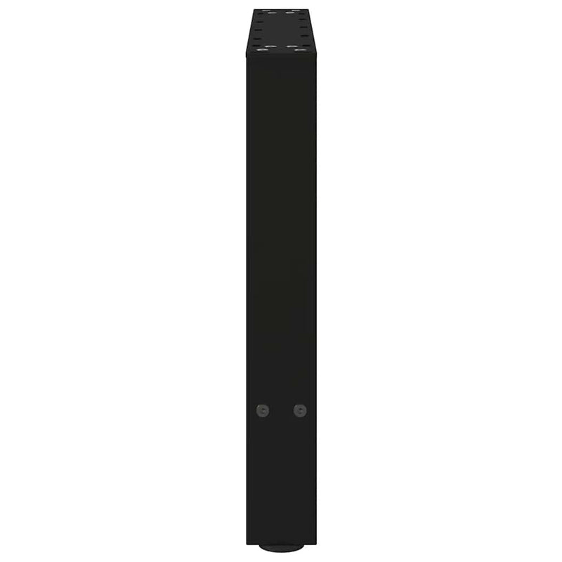 vidaXL 2 db fekete acél dohányzóasztal láb 60 x (42-43) cm