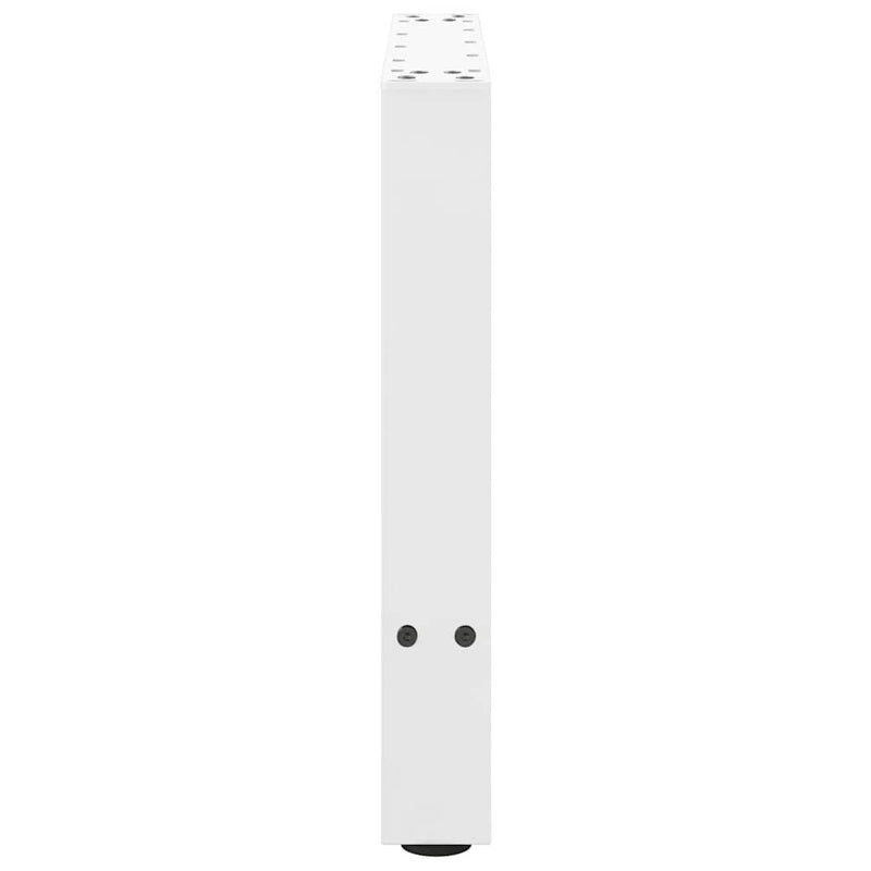 vidaXL 2 db fehér dohányzóasztal láb 60 x (42-43) cm acél