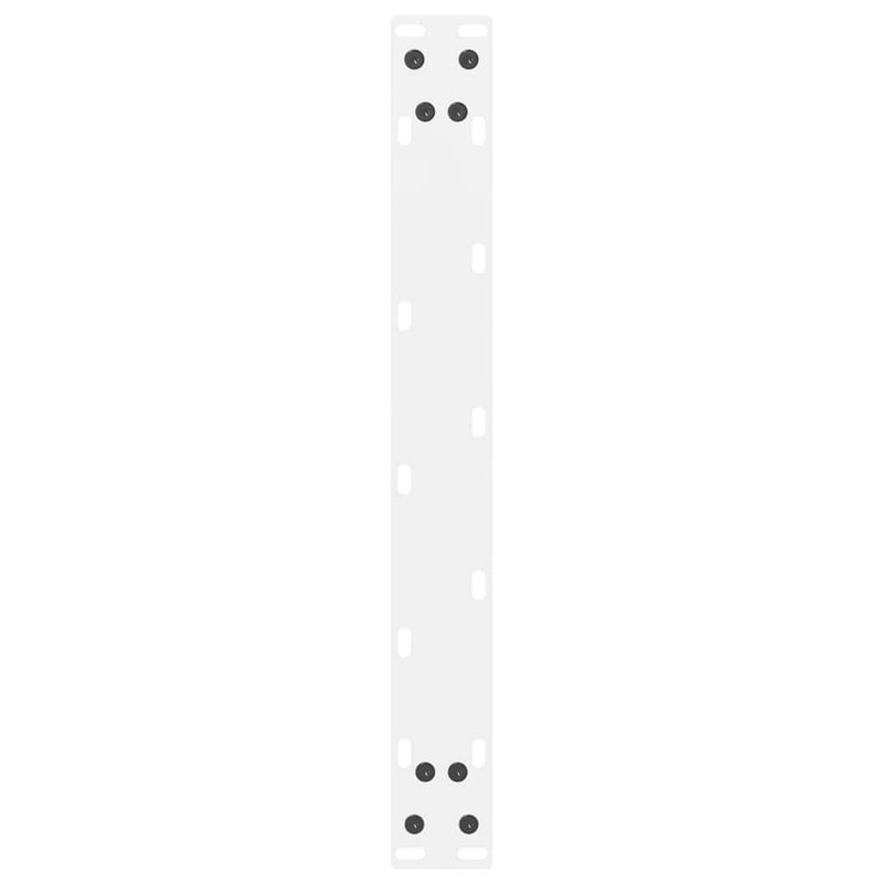 vidaXL 2 db fehér dohányzóasztal láb 60 x (42-43) cm acél