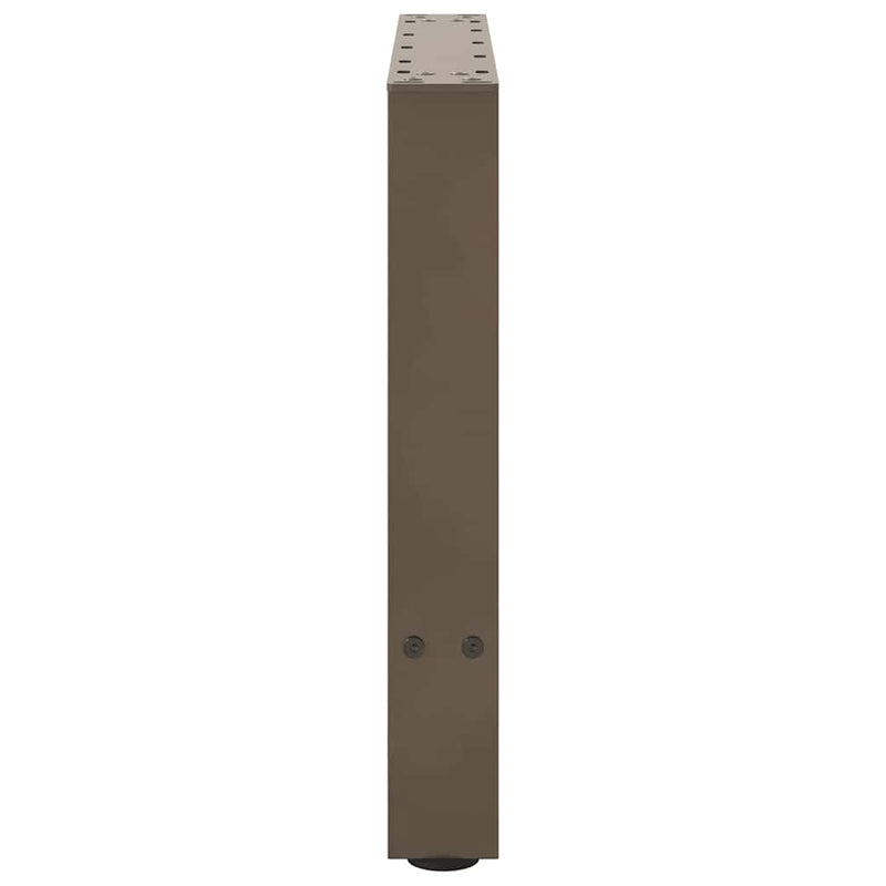 vidaXL 2 db natúr acél dohányzóasztal láb 60 x (42-43) cm acél