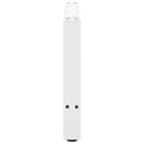 vidaXL 2 db fehér dohányzóasztal láb 70 x (42-43) cm acél