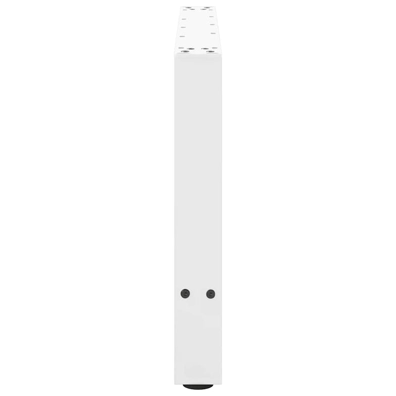 vidaXL 2 db fehér dohányzóasztal láb 70 x (42-43) cm acél