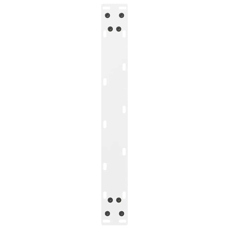 vidaXL 2 db fehér dohányzóasztal láb 70 x (42-43) cm acél