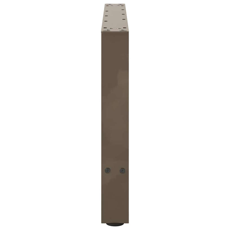vidaXL 2 db natúr acél dohányzóasztal láb 70 x (42-43) cm acél