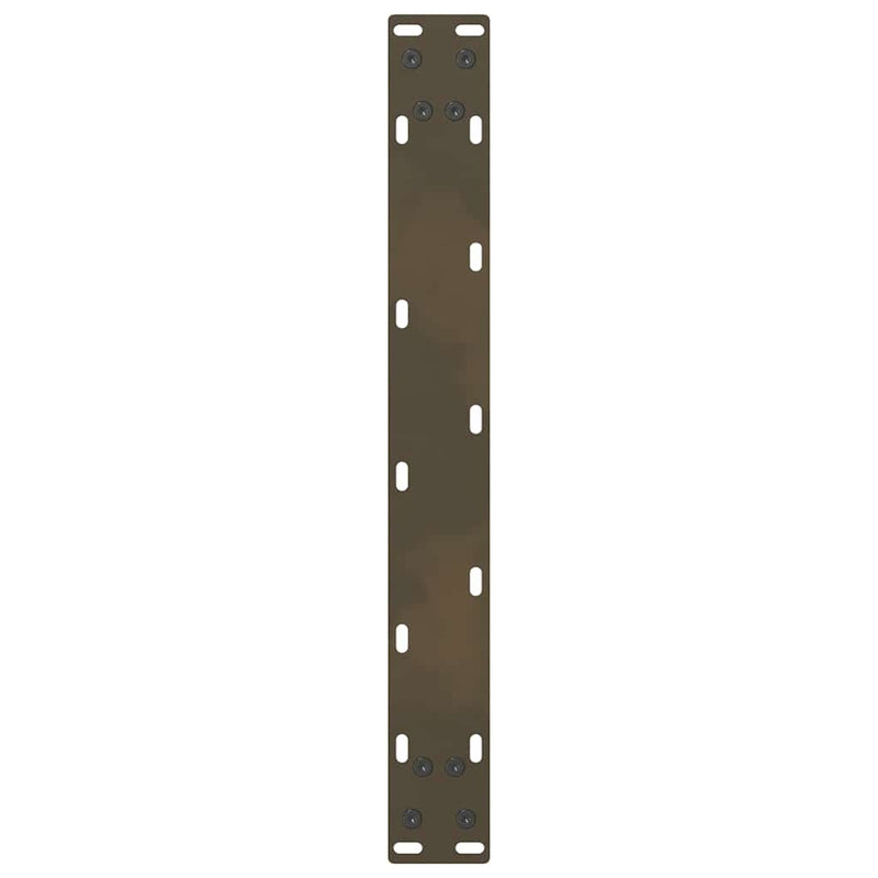 vidaXL 2 db natúr acél dohányzóasztal láb 70 x (42-43) cm acél