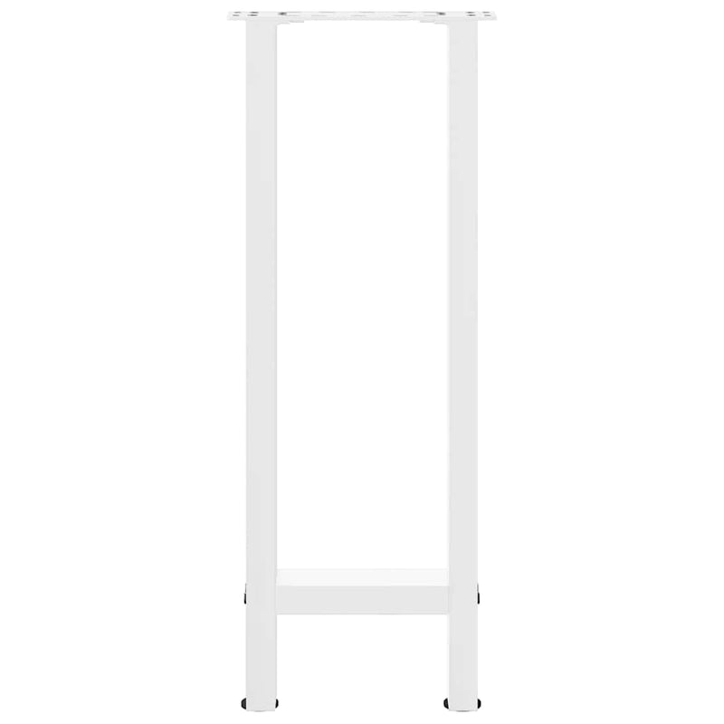 vidaXL 2 db fehér acél konzolasztal láb 38x(72-73) cm