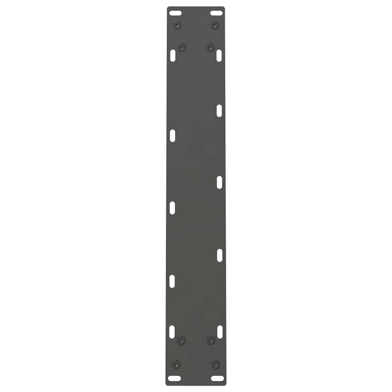vidaXL 2 db antracitszürke acél étkezőasztalláb 50x(72-73) cm