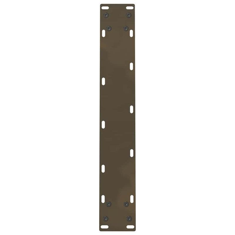 vidaXL 2 db natúr acél étkezőasztal láb 50x(72-73) cm acél