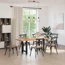 vidaXL 2 db fekete acél étkezőasztal láb 60 x (72-73) cm