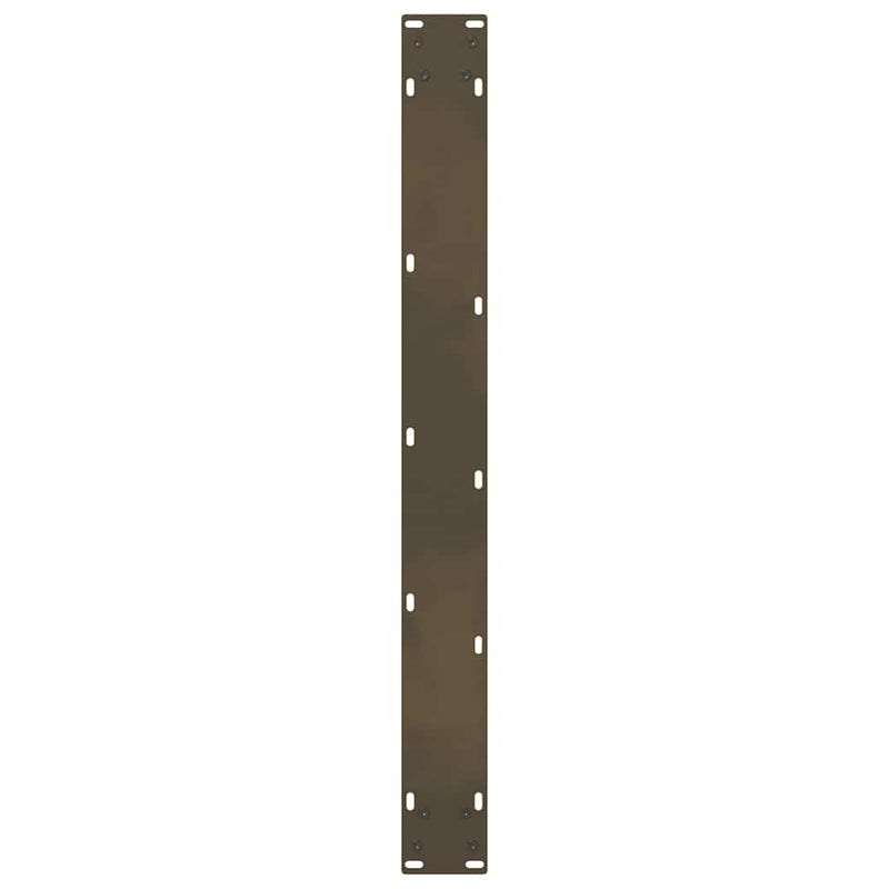 vidaXL 2 db natúr acél étkezőasztal láb 70 x (72-73) cm acél