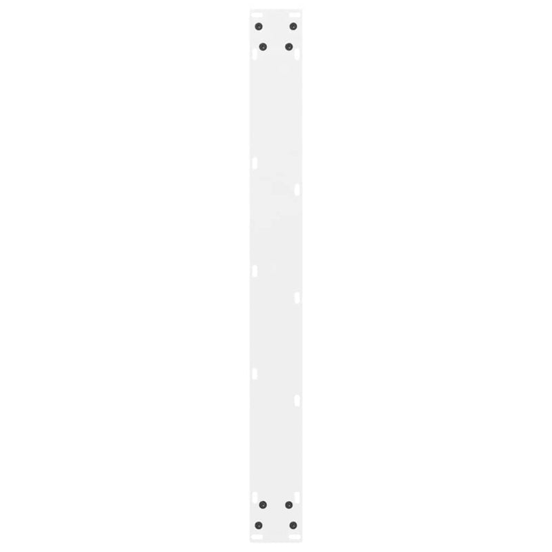 vidaXL 2 db fehér étkezőasztal láb 80 x (72-73) cm acél étkezőasztal láb