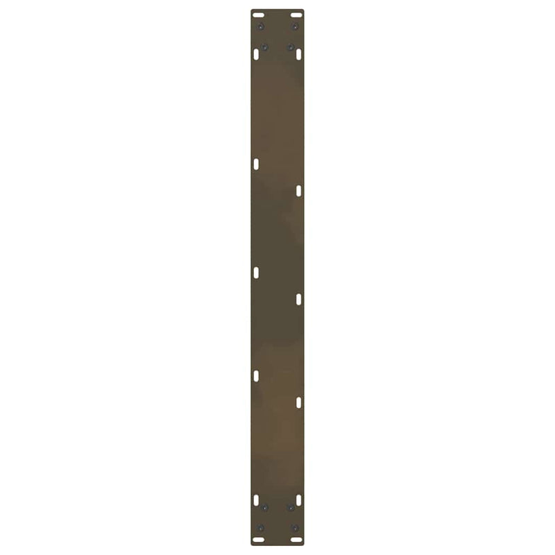 vidaXL 2 db natúr acél étkezőasztal láb 80x(72-73) cm acél