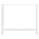 vidaXL 2 db fehér étkezőasztal láb 90 x (72-73) cm acél