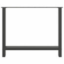 vidaXL 2 db antracitszürke acél étkezőasztalláb 90 x (72-73) cm