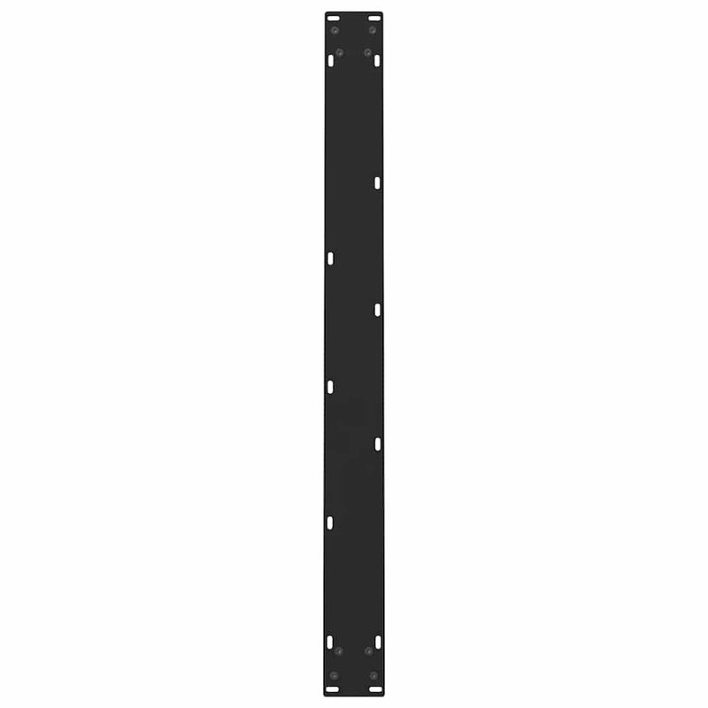 vidaXL 2 db fekete acél étkezőasztal láb 100 x (72-73) cm