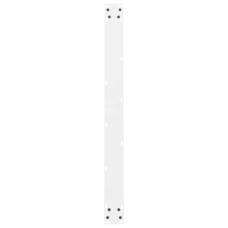 vidaXL 2 db fehér étkezőasztal láb 100 x (72-73) cm acél étkezőasztal láb