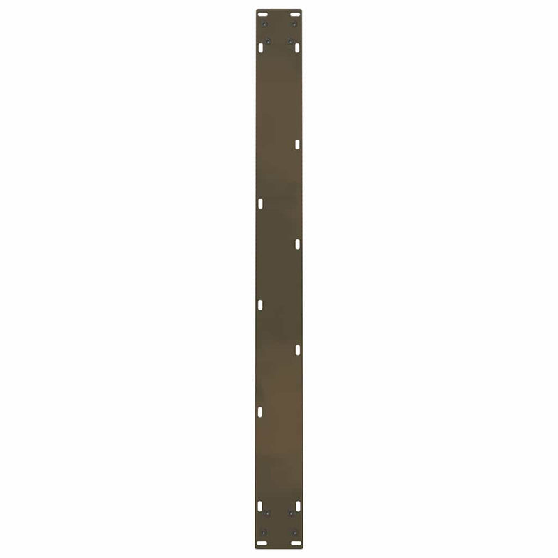 vidaXL 2 db natúr acél étkezőasztal láb 100 x (72-73) cm acél