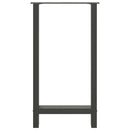 vidaXL 2 db antracitszürke acél bárasztalláb 40x(90-91) cm