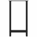 vidaXL 2 db fekete acél bárasztalláb 50x(90-91) cm