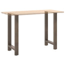 vidaXL 2 db natúr acél bárasztalláb 50x(90-91) cm