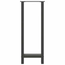 vidaXL 2 db antracitszürke acél bárasztalláb 40x(100-101) cm