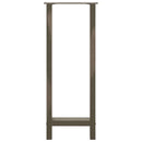 vidaXL 2 db natúr acél bárasztalláb 50x(100-101) cm