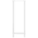 vidaXL 2 db fehér bárasztal láb 50 x (110-111) cm acél