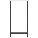 vidaXL 2 db antracitszürke acél bárasztalláb 60x(110-111) cm