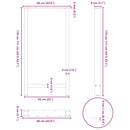 vidaXL 2 db antracitszürke acél bárasztalláb 60x(110-111) cm