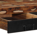 vidaXL íróasztal többszínű 100x50x75 cm tömörfa, újrahasznosított fa