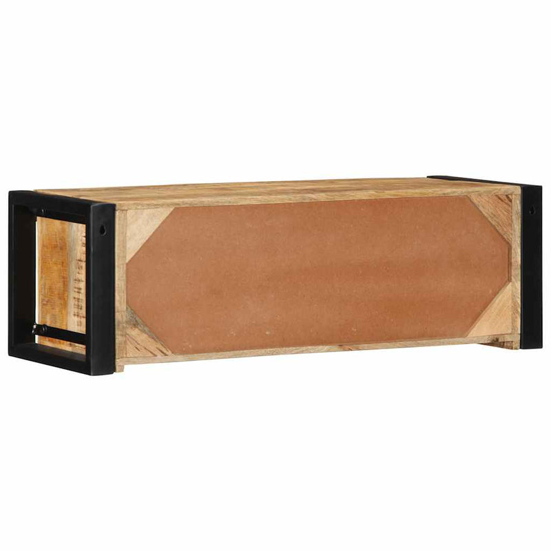 vidaXL tömör nyers mangófa TV-szekrény 80x30x25 cm