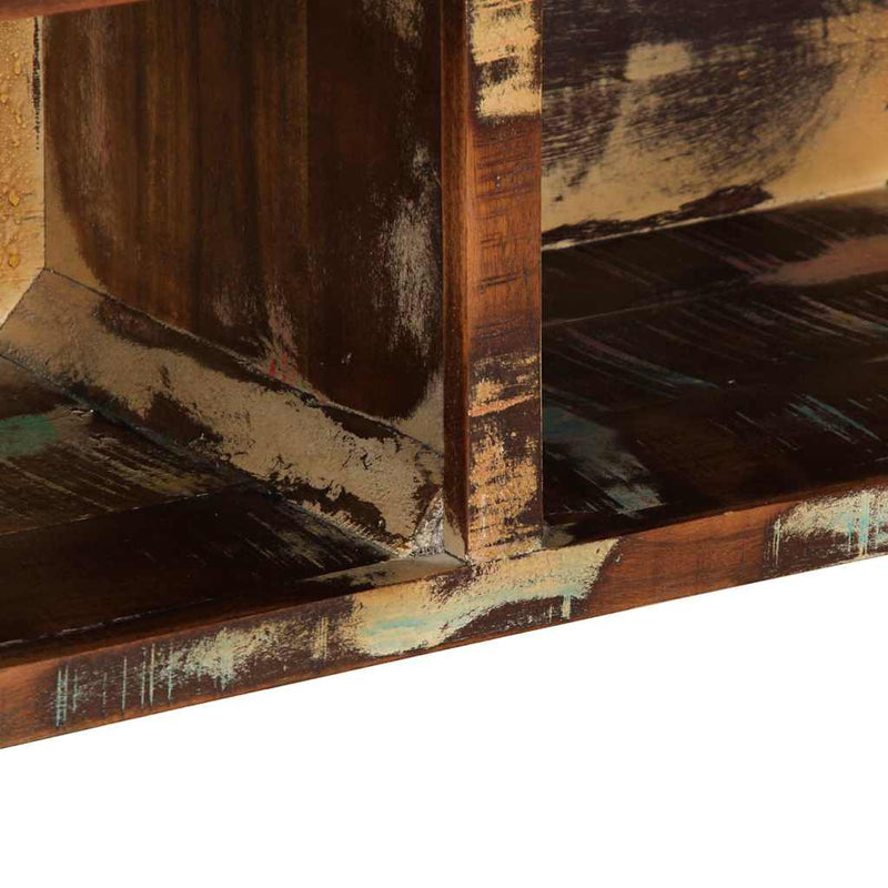 vidaXL többszínű tömör újrahasznosított fa TV-szekrény 80x30x25 cm