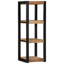 vidaXL fali polc 35x35x100 cm tömör nyersfa Mango