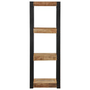 vidaXL fali polc 35x35x100 cm tömör nyersfa Mango