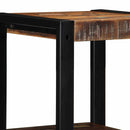 vidaXL fali polc többszínű 35x35x100 cm tömörfa, újrahasznosított fa