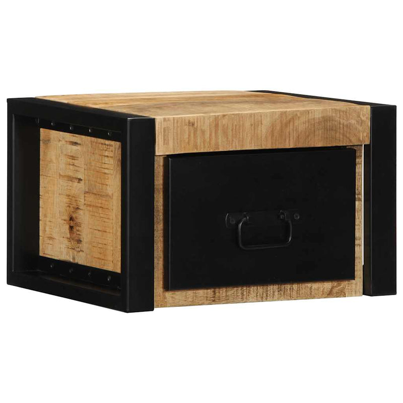 vidaXL Éjjeli szekrény 40x35x25 cm tömör durva fa mangó