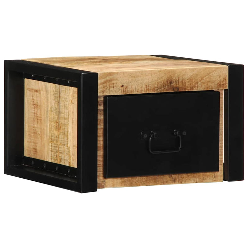 vidaXL Éjjeli szekrény 40x35x25 cm tömör durva fa mangó
