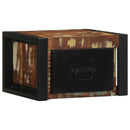 vidaXL többszínű tömör újrahasznosított fa éjjeliszekrény 40x35x25 cm