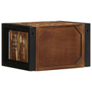 vidaXL többszínű tömör újrahasznosított fa éjjeliszekrény 40x35x25 cm