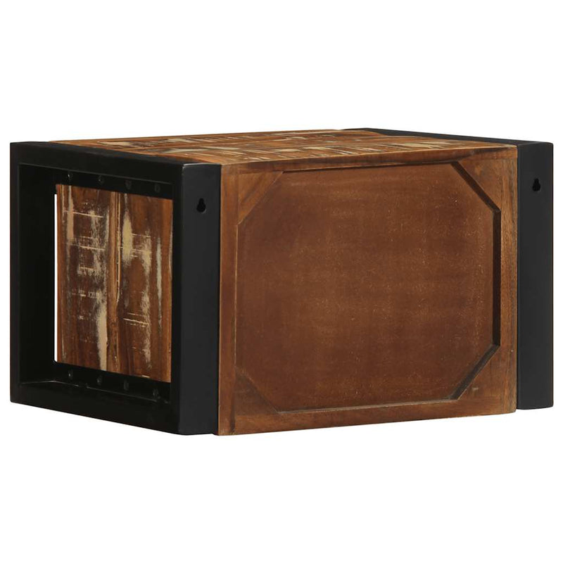 vidaXL 2 db tömör újrahasznosított fa éjjeliszekrények 40x35x25 cm