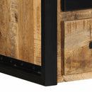 vidaXL tömör nyers mangófa éjjeliszekrény 40x35x40 cm